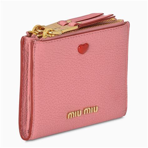 miu miu wallet pink|Wallets, Cardholders And Pouches .